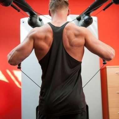 Bodybuilders heren t shirt zwart