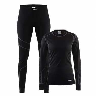 Craft schaats thermopak zwart voor dames