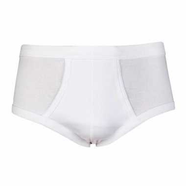 Set van 4x stuks grote maten beeren herenondergoed wit, maat: 3xl