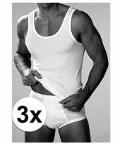 3x witte beeren heren ondergoed ondergoeds maat l