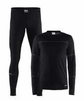 Craft ski thermopak zwart voor heren