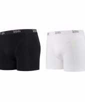 Lemon and soda boxershorts 2 pak zwart en wit s