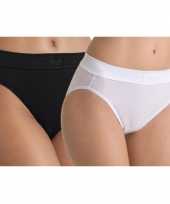 Set van 4x stuks witte double comfort tai sloggi dames ondergoed maat 38